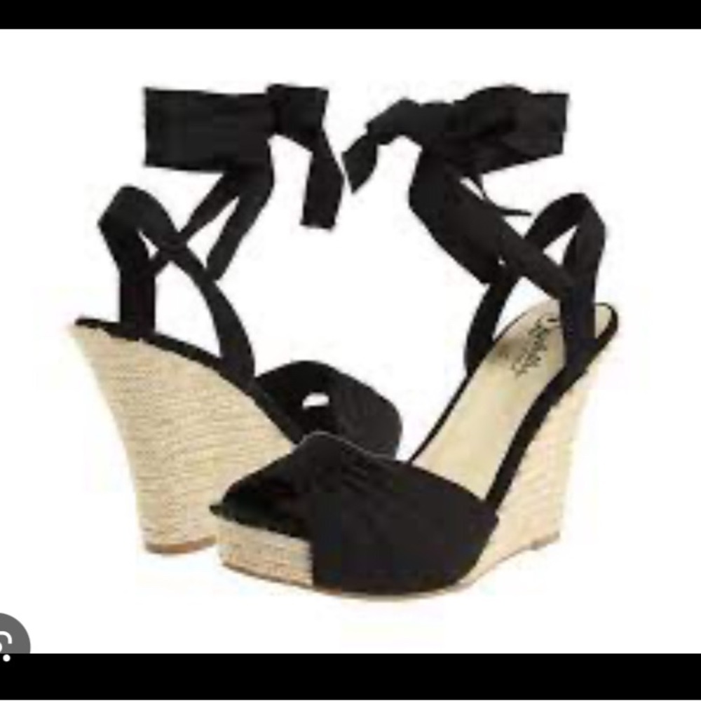 Seychelles Espadrilles Ankle Tie Wedge Size 11